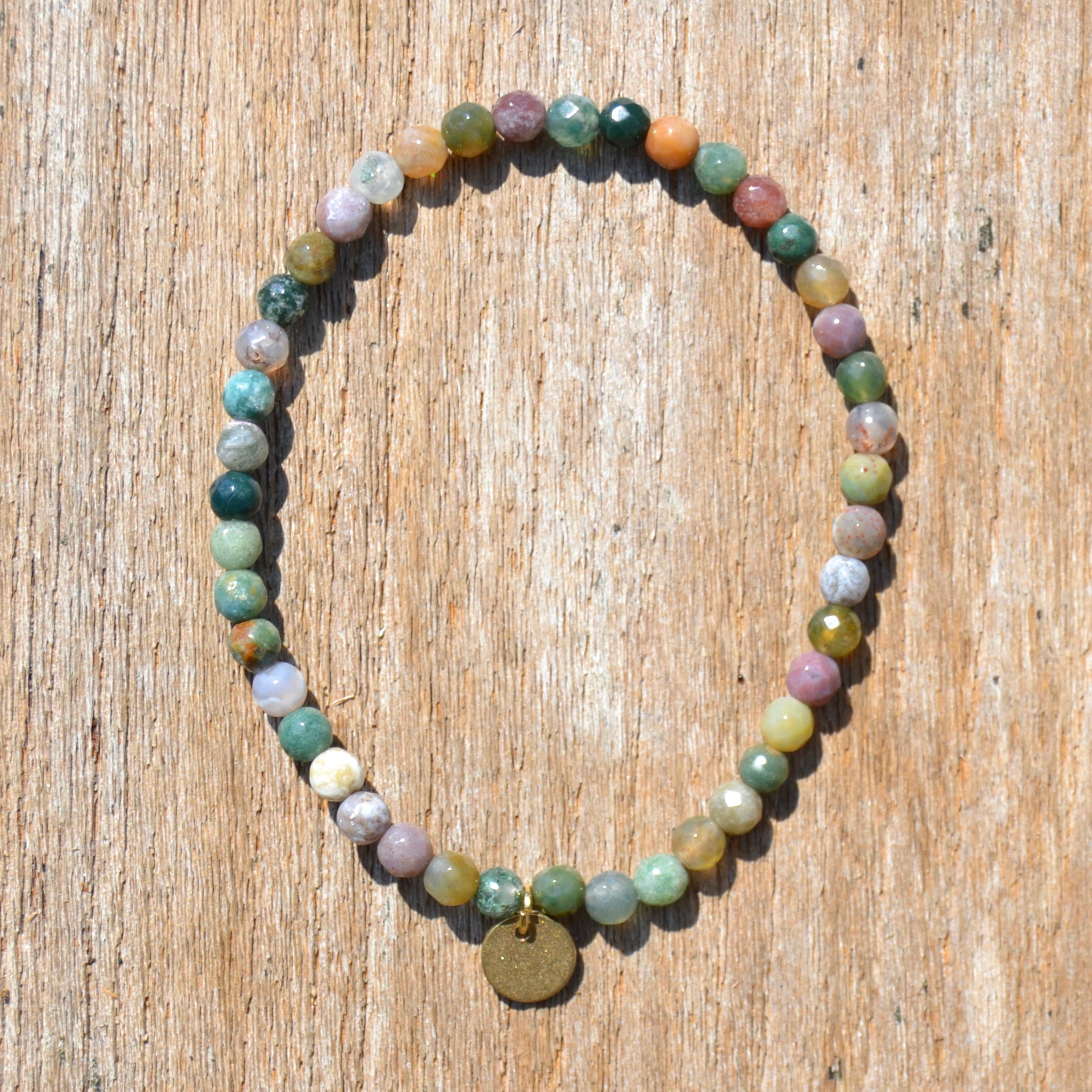 Fancy Jasper Gemstone Bracelet