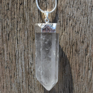 Large Quartz Point Pendant