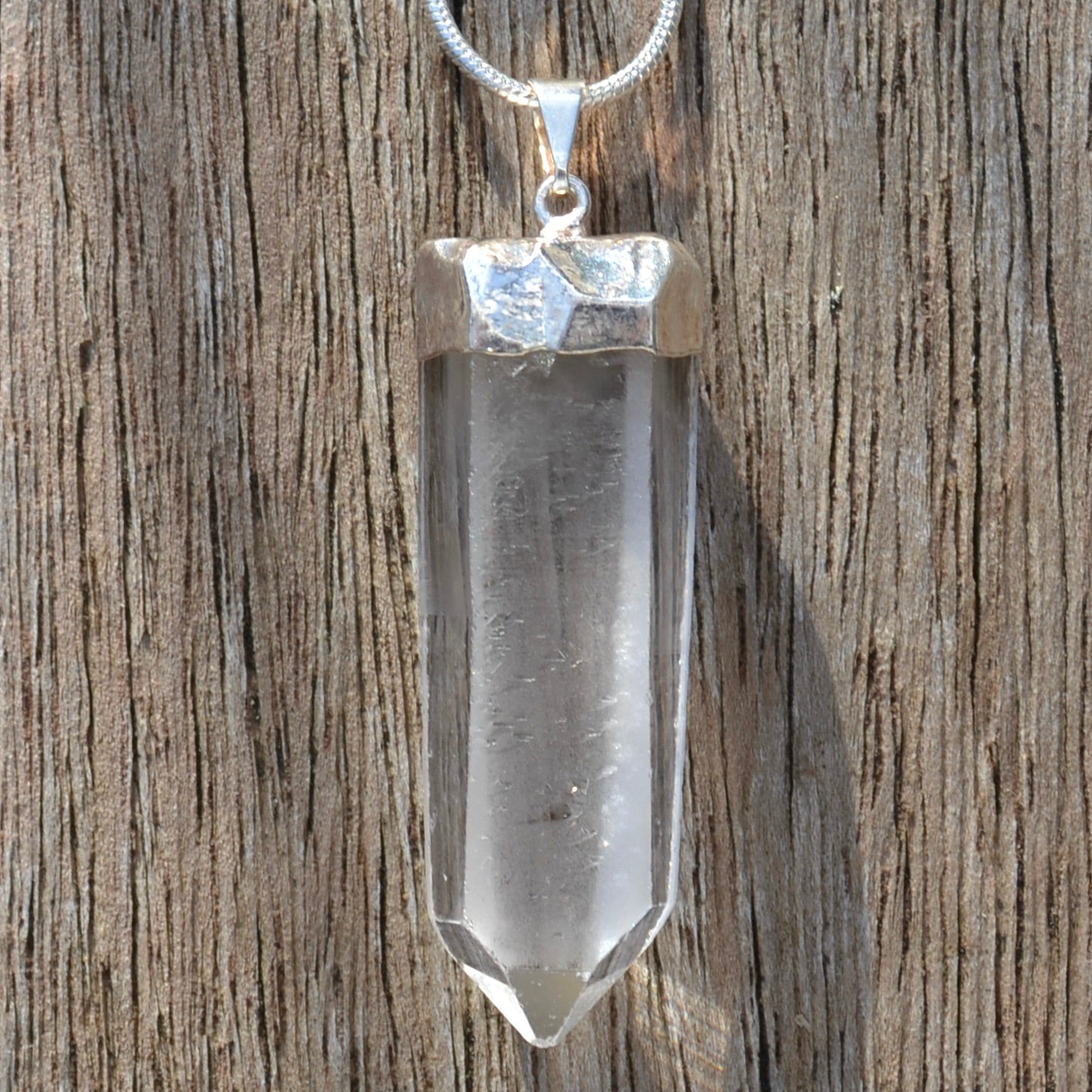 Large Quartz Point Pendant