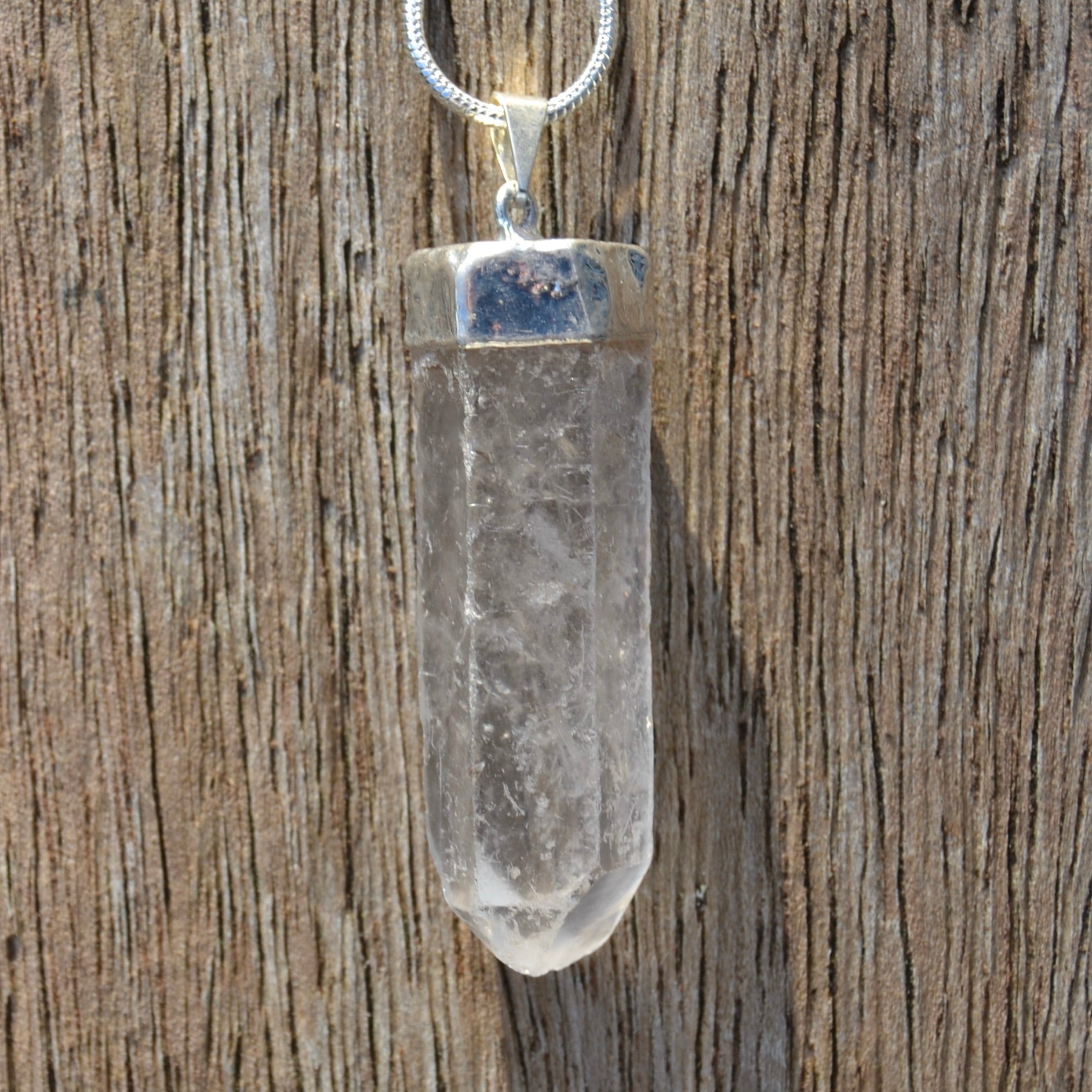 Large Quartz Point Pendant